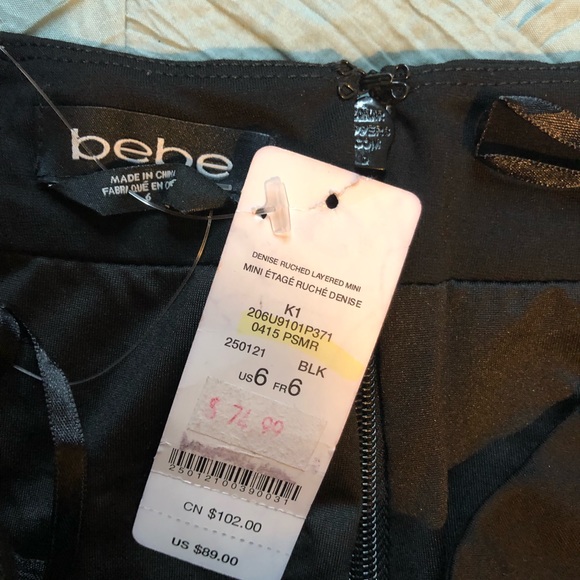 Denise Ruched Layered Mini Skirt - Picture 5 of 5